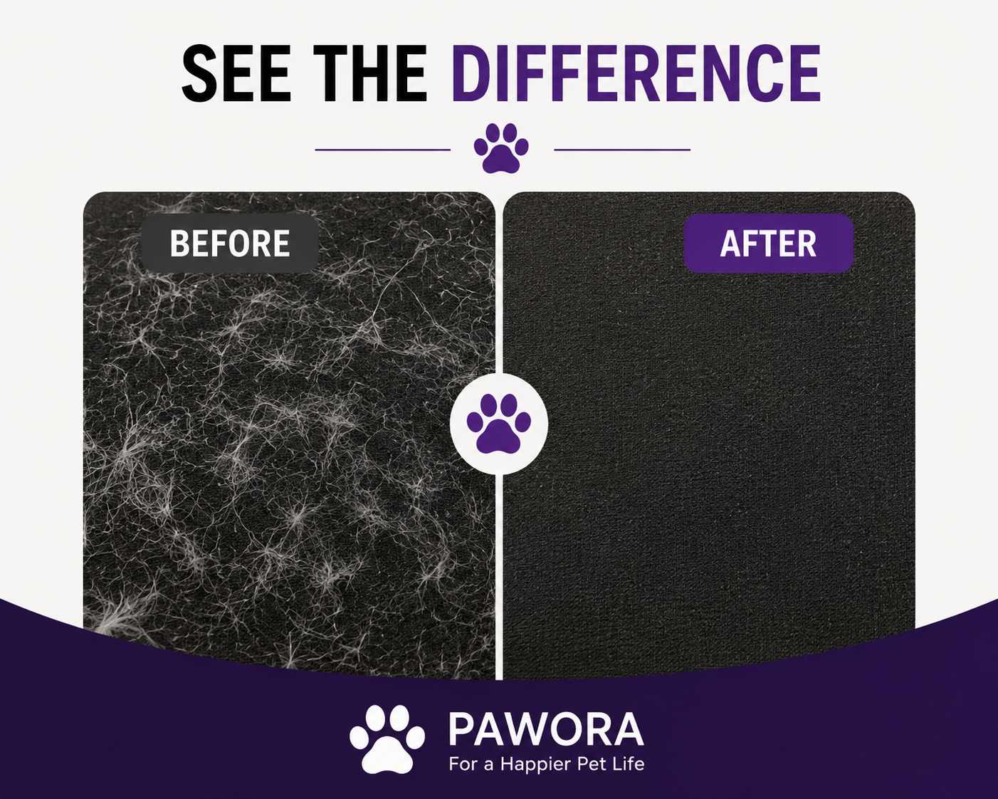 Pawora™ Self-Cleaning Pet Hair Remover Roller