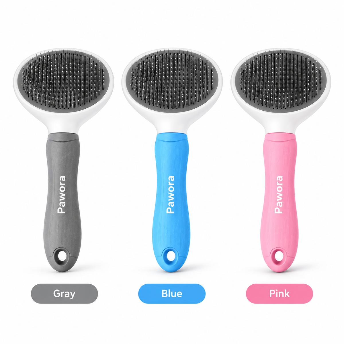 Pawora™ Self-Cleaning Slicker Brush for Dogs & Cats
