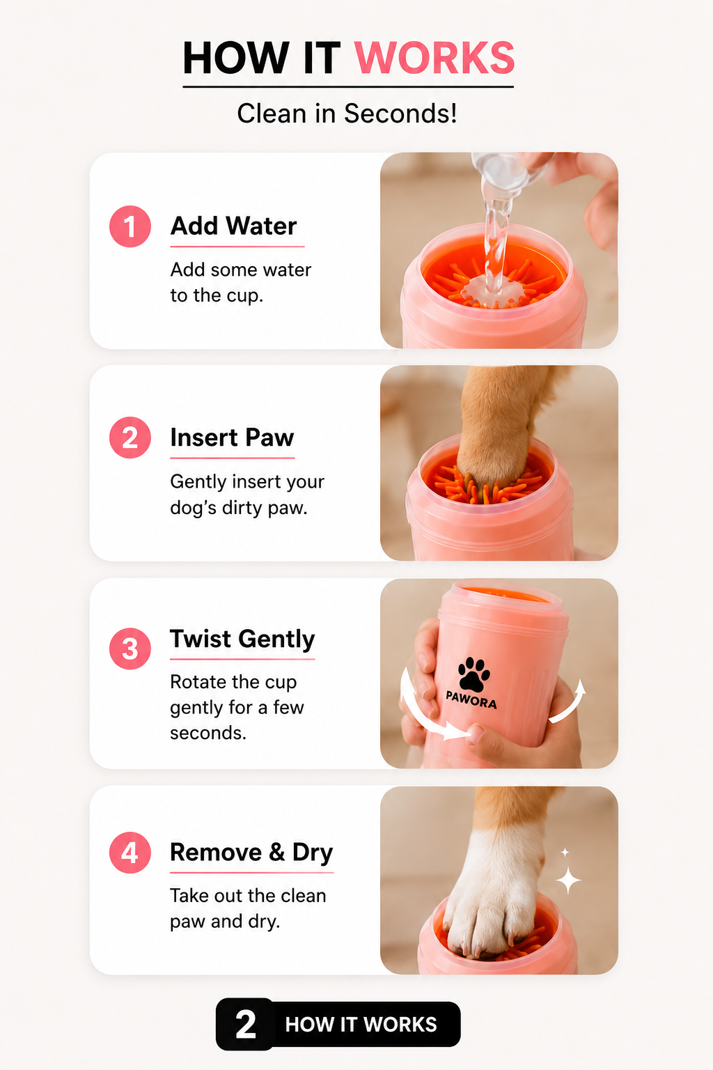 Pawora™ Portable Dog Paw Cleaner