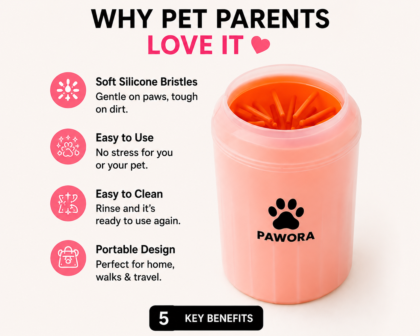 Pawora™ Portable Dog Paw Cleaner