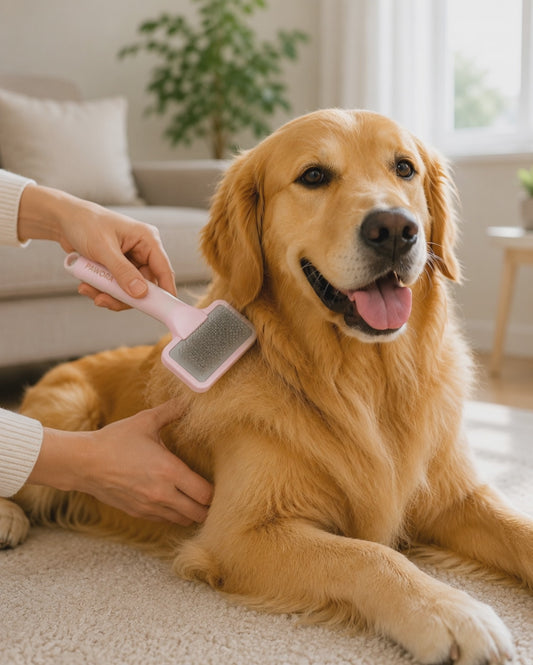 Pawora™ Self-Cleaning Slicker Brush for Dogs & Cats