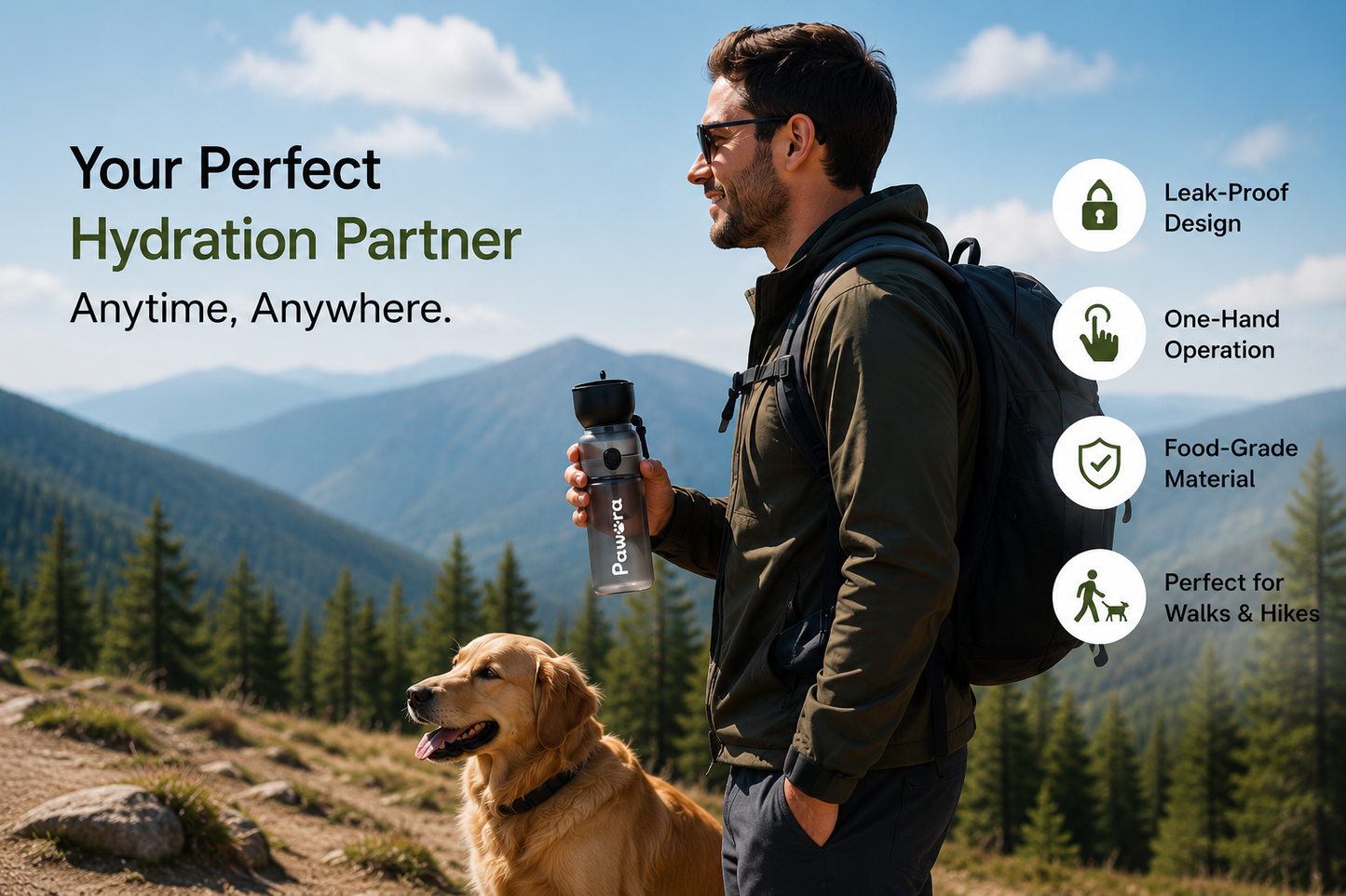 Pawora™ Portable Pet Water Bottle